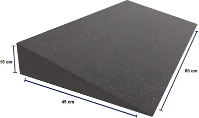 Obrázok produktu pre Dibapur© Klinový vankúš (bez poťahu) (Š 80 x D 45 x V 15 / 1cm) Matrace Klinový matrac Zvyšovací klin na posteľ