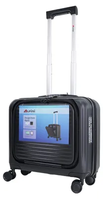 Produktbild von Alpini Pilote Koffer-Trolley, Größe 45 cm, Modell B-Pilot R, Farbe Schwarz