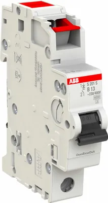 Obrázek produktu pro Jistič B 13A 1p 253V - Miniaturní jistič 1pólový B13A S201S-B13