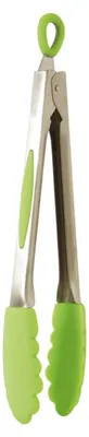 Küchenzange Silikon/Edelstahl 30 cm Grün