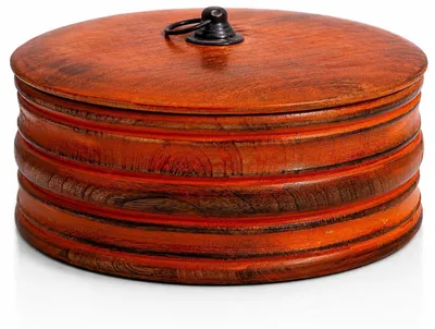 Produktbild von Holz Tortillawärmer mit Deckel 23 cm
