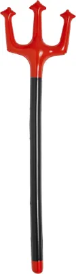 Image de Trident du diable gonflable rouge-noir 105cm