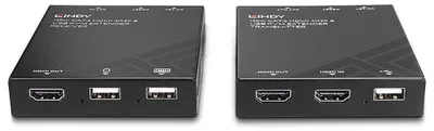 Immagine prodotto di LINDY - Video/Audio/USB-Verlängerungskabel - HDMI - über CAT 6 - bis zu 120 m