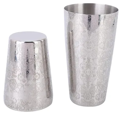 Obrázok produktu pre 304 Nerezová oceľ Cocktail Shaker Set Boston Shaker Barmanský bar nástroj Silver