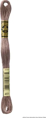 Immagine prodotto di Filato da ricamo DMC Mouline Special 117MC -451, 6 fili, 8 m