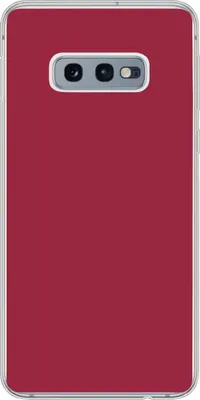 Produktbild von MuchoWow® Handyhülle Schutzhülle Hülle für Telefoonhoesje Samsung Galaxy S10e Rot - Einfarbig Silikon Softcase Handy Hülle - Handy