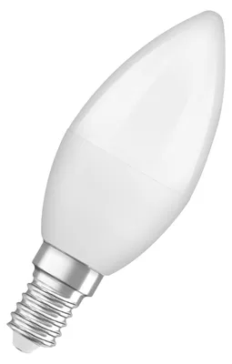 Productafbeelding van OSRAM SUPERSTAR+ CLASSIC B 40 FR LED-lamp, fitting E14, kaarsvorm, 4,9W, 470lm, 2700K, warm wit licht, sterk verminderd blauw licht, minder belasting voor de ogen, zeer laag energieverbruik