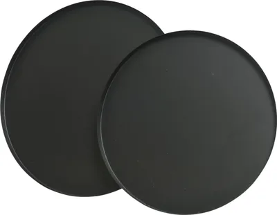 Produktbild von Kaemingk Tablett aus Eisen matt schwarz Ø 35 cm