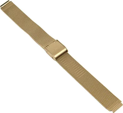 Produktbild von Ersatzband Edelstahl Gelbgoldfarben Milanaise 11mm Timex T2P197 T2P196