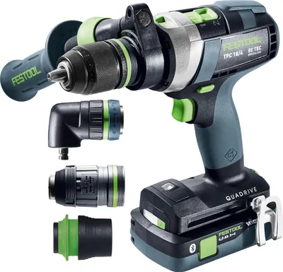 Image de Festool Perceuse-visseuse à percussion sans fil QUADRIVE TPC 18/4 5,0/4,0 I-Set/XL
