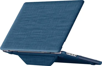 Immagine prodotto di Avizar, Custodia per MacBook Pro 16" in tessuto con supporto magnetico pieghevole, blu