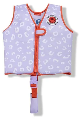 Produktbild von Swim Essentials Schwimmweste – Lila Leopard – 3/6 Jahre