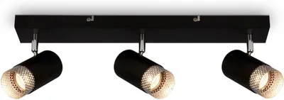 Immagine prodotto di Faretto, nero-cromo opaco, escl. 3xGU10/max.9W