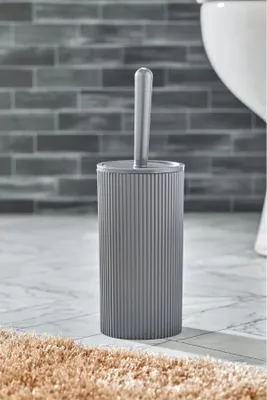 Immagine prodotto di Mijolnir, PZR-053, scopino per WC, grigio, 100% PLASTICA, 17,5 x 7 cm