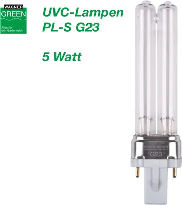 Produktbild von Wagner GREEN UVC Lampe G23 PL-S 5 Watt