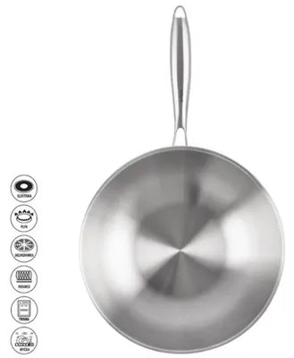 Zdjęcie produktu dla Patelnia do smażenia na woku ORION Steela, 30 cm