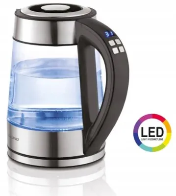 Produktbild von Lund Wasserkocher 2200W Glas LED 1,7L