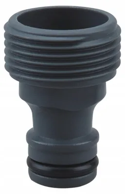 Immagine prodotto di Raccordo per rubinetto Smith Premium da 3/4 di pollice con filettatura esterna in plastica | Robusto raccordo per tubo da giardino | Raccordo universale per tubo, adattatore per rubinetto, accessori per l'irrigazione del giardino