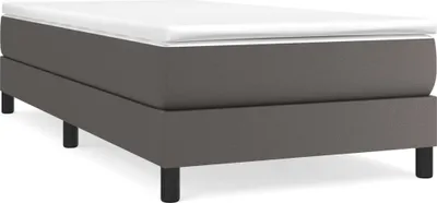 Immagine prodotto di Struttura letto grigia 90x200 cm in Pelle finta