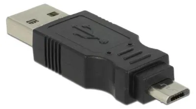 Imagen del producto de Adaptador Delock USB Micro-B macho a USB 2.0 A macho