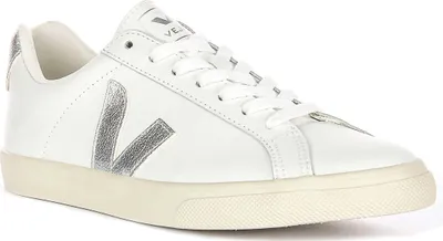 Produktbild von Veja Esplar Logo In White Silver For Women – 3 UK - 36 EU - 5 US / Whitsilver