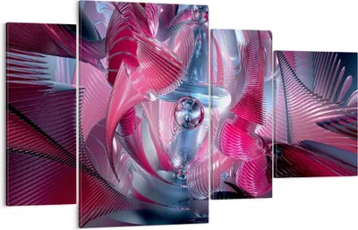 Produktbild von Bild auf Leinwand - Leinwandbild - Abstraktion Chemie Kybernetik - 120x70cm - Wand Bild - Wanddeko - Leinwanddruck - Bilder - Kunstdruck - Wanddekoration - Leinwand bilder - Wandkunst - DL120x70-2333