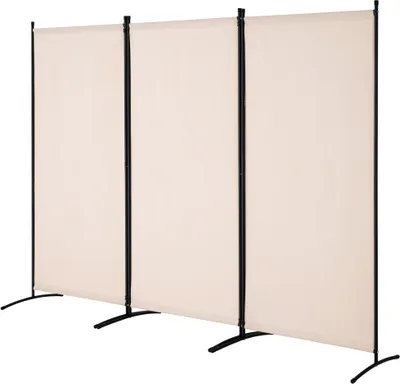 Obrázek produktu pro Paraván do obývacího pokoje 260x184x52 cm - 3 panely béžové - Paraván - Skládací obývací stěna - Stylový interiérový design