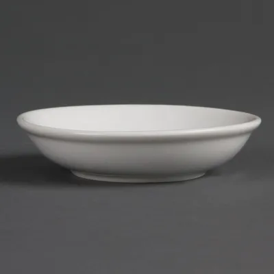 12 Porzellan-Sojaschalen 100 mm weiß für Saucen & Dips