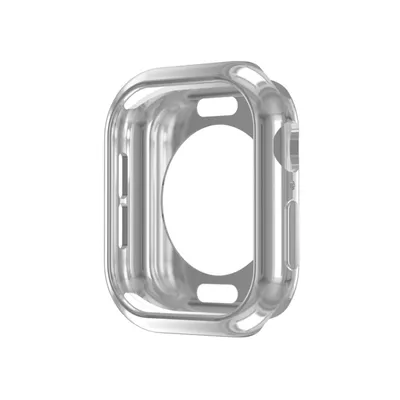 Obrázok produktu pre Pre Apple Watch Series 11 / 10 42mm TPU ochranné puzdro s okrúhlym otvorom Silver Design