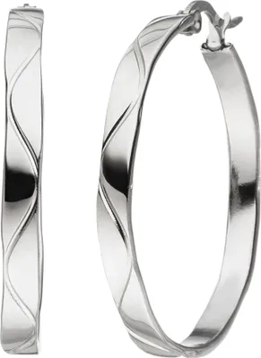 Produktbild von JOBO Creolen Edelstahl 34 mm Ohrringe