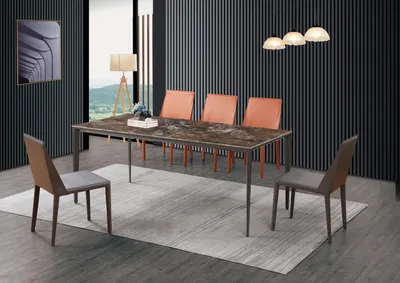 Produktbild von Komplett Set Esstisch + 4 Stühle Esszimmer Set Ess Gruppe Holz Tisch Tische 5tlg