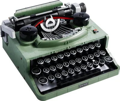 Produktbild von LEGO Ideas Schreibmaschine, Basteln für Erwachsene, Retro-Modell zum Sammeln und Dekorieren, kreative Hobbys, einzigartige Geschenkidee 21327