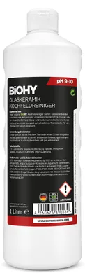 Produktbild von BiOHY Glaskeramik Kochfeldreiniger + Dosierer, Glaskeramik Reiniger, 3 x 1 l