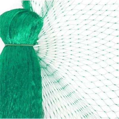 Productafbeelding van INF Polyethyleen geëxtrudeerd vogelnet 4m x 10m – UV-bestendig teal tuin- en boomgaardbeschermingsnet
