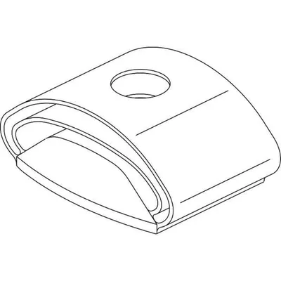 Produktbild von Maco Anschlagpuffer für Rasthalter 20 mm hoch Schwarz