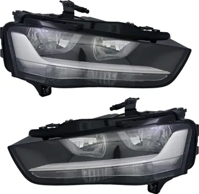 Produktbild von TYC Scheinwerfer Set für Audi A4 8K 12/2011- DRL H7 LWR Stellmotor Halogen