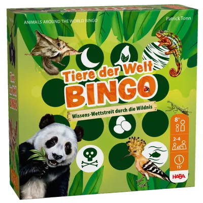 Obrázok produktu pre HABA Rodinná hra Vedomostná hra Zvieratá sveta Bingo 2012719001