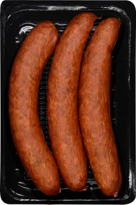 Produktbild von Food-United scharfe FEUERWURST 270g Feuer-Pfeffer-Beißer-Knacker-Würstchen bekannt als Prager Teufelswurst Grillwirst mit Chili Pfeffer passt als Hand-Snack-Wurst für Roh-Verzehr aus Rind-Schweine-Fleisch