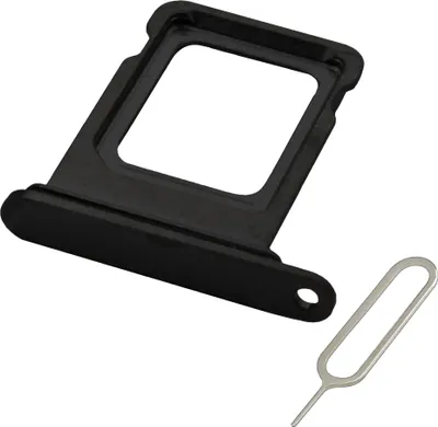 Obrázek produktu pro Držák SIM karty MMOBIEL pro iPhone 13 Pro/13 Pro Max – SIM-Tray – černý
