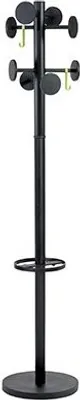 Produktbild von ALBA Garderobenständer "PMSTAN3 N" 8 Haken Höhe: 1.750 mm schwarz