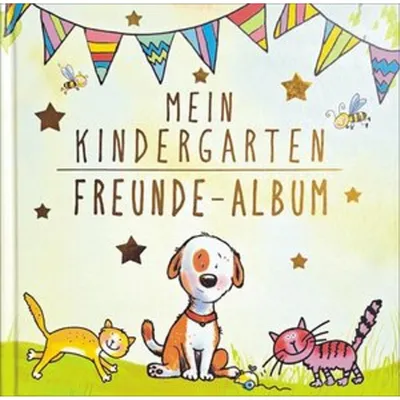 Produktbild von Mein Kindergarten Freunde-Album - Mit Goldfolienprägung auf dem Umschlag!