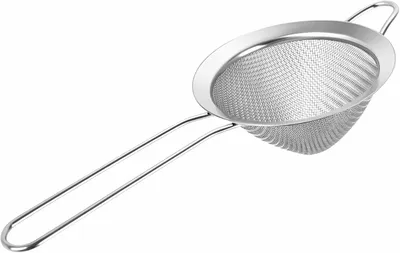 Productafbeelding van Cocktailzeef - Fijnmazig roestvrijstalen zeef - Conische baraccessoires voor thee - Sap en koffie - Zilver