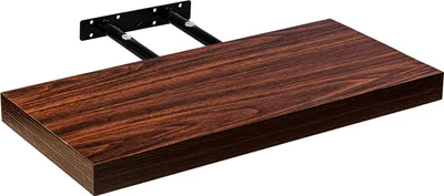 Zdjęcie produktu dla Półka ścienna STILISTA Volato w kolorze ciemnego drewna 90cm