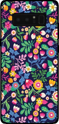 Produktbild von Smartphonica Handytasche Passend für Samsung Galaxy Note 8 mit Blumendruck - TPU zurück Abdeckung Fall Blumendesign