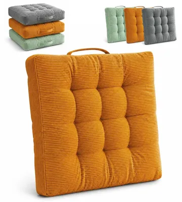 Obrázek produktu pro Omgoods – Venkovní sedací polštář, podlahový polštář 40 x 40 cm s tlustou výplní