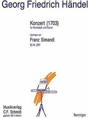 Produktbild von Konzert (1703)für Kontrabass und Klavier