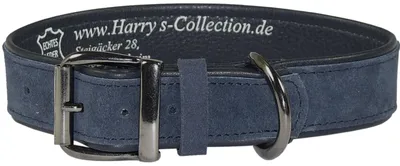 Produktbild von Hundehalsband aus feinstem Leder in vielen Farben von 28-48 cm
