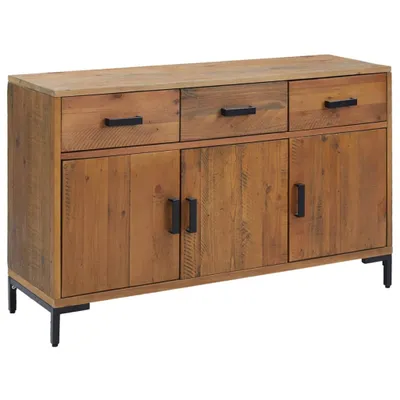 Image de Buffet Marron 110x35x70 cm Bois de pin massif