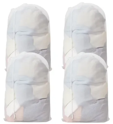 Immagine prodotto di Sacchetti per la biancheria in rete ARZASGO, confezione da 4, resistenti e con coulisse per il lavaggio