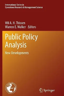 Produktbild von Public Policy Analysis